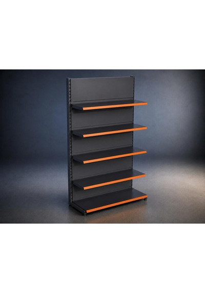 Market Rafı Ekonomik Tekli Bazasız Duvar Ünitesi- 40a/30 4 - H:220 Cm Beyaz-40x60 Cm