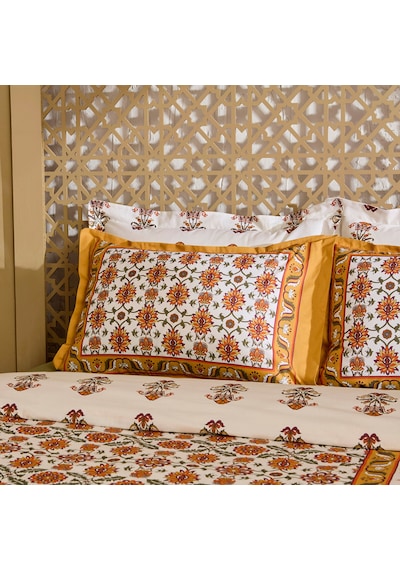 Karaca Home Zahara Çift Kişilik Nevresım Takımı Hardal HARDAL