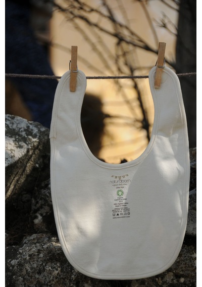 Naturaborn GOTS Organik Sertifikalı Bebek Mama Önlüğü Mavi