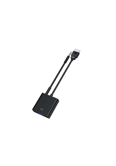 Dm Chb021 Hdmı To Vga Çevirici Dönüştürücü 3.5mm Aux Ses Destekli Çıkış