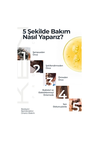 Argan Yağı Saç Bakımı, Onarıcı Ve Besleyici Keratin Argan Yağı 75 Ml