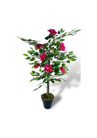 Yapay Ağaç Fuşya Nilüfer Ağacı 90cm