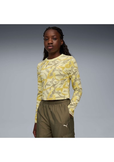 Puma Bowtıque Genç Uzun Kollu Tişört 632218 35 Sarı