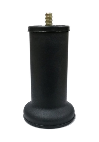 Mobilya Baza Ayağı 12 Cm Texture Siyah 3/8" Kalın  Diş