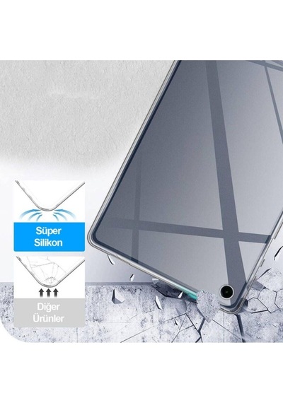 Galaxy Tab A9 Plus Kılıf Zore Tablet Süper Silikon Kapak Arka Kapak