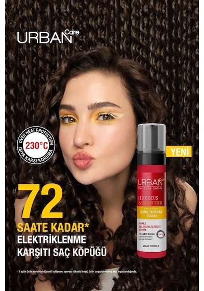 Hibiscus & Shea Butter Elektriklenme Karşıtı Saç Bakım Köpüğü-200 Ml