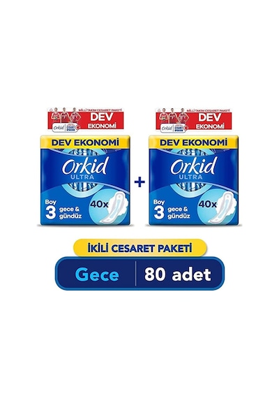 Orkid Ultra Extra Gece Cesaret Paketi 80'li