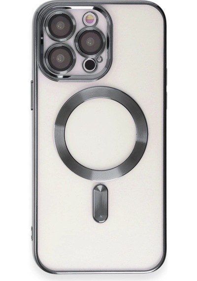 Apple Uyumlu  iPhone 15 Pro Max Kılıf Kross Magneticsafe Kapak Titan Gri