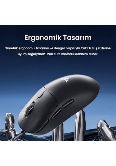 Aula S35 7200 Dpı Rgb Efektli Makrolu Usb Kablolu Gaming Oyuncu Mouse Beyaz