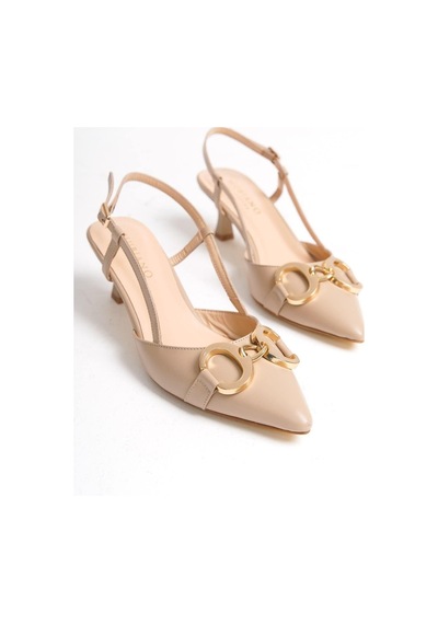 Mubiano Hakiki Deri Collection Kadın Topuklu Stiletto & Ayakkabı Nude -mcbrg5793-n Nude