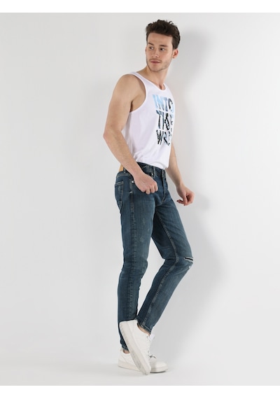 Colin's 041 Danny Slim Fit Düşük Bel Düz Paça Mavi Erkek Jean Pantolon CL1063484_Q1.V1_DN42560