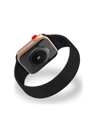 Apple Uyumlu Watch Ultra 49mm Kordon Krd-31 Solo Loop Medium Strap Kayış - Pembe