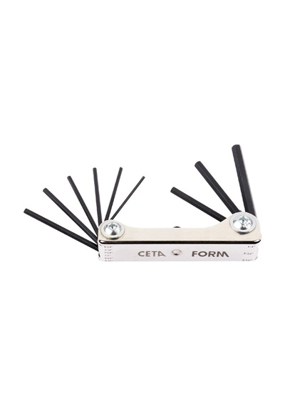 Ceta Form 9 Parça Çakı Tipi Allen Anahtar Seti #2 - Metal Kasa- SAE