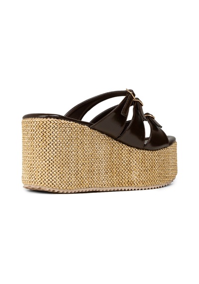 Deery Kadın Kahverengi Platform Terlik - Rd120zkhvc01 Kahverengi