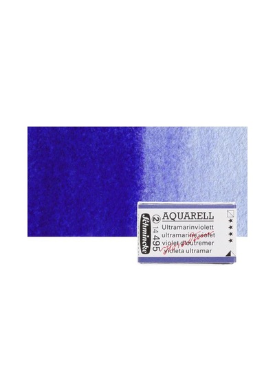 Schmincke Horadam Aquarell 1/1 Tablet 495 Ultramarine Violet S2