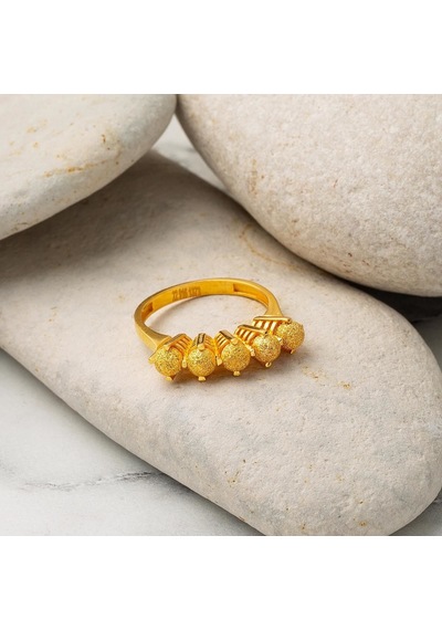 Bilezikci Kumlu Toplar 22 Ayar Altın Yüzük 22smr29yz