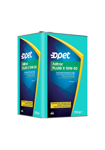 Opet Fulltrac Fluid X 10W-30 Çok Amaçlı Transmisyon Yağı Teneke 15 KG
