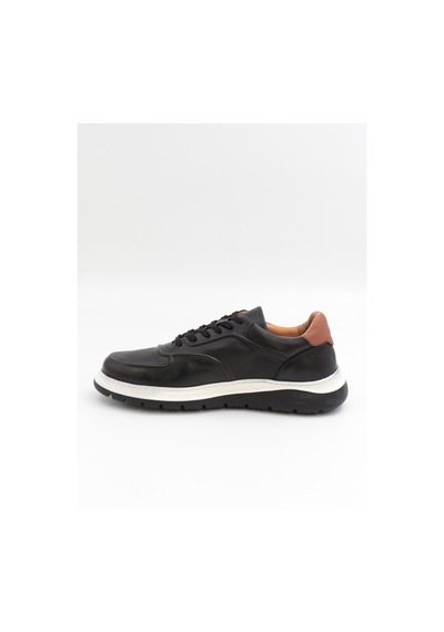 Togga 2228 Siyah Hakiki Deri Günlük Erkek Sneakers