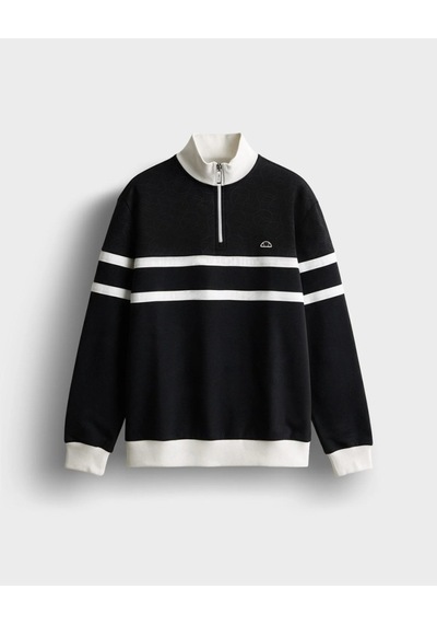Ellesse 5wm1619-bk Erkek Yarım Fermuarlı Sweat Siyah