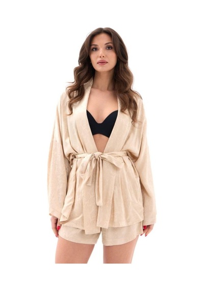 Butik İstanbul 7002 Kimono Şortlu Takım-gera