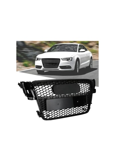 Autogp Audi A5 Rs5 Ön Panjur Izgara 2008 / 2011 B8 Pianoblack Agp-sm-2013-53