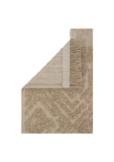 Cool Halı Rustika Bej Jüt Halı Eskitme Vintage Etnik İskandinav Tarzı Kaymaz Dekoratif Jüt Kilim
