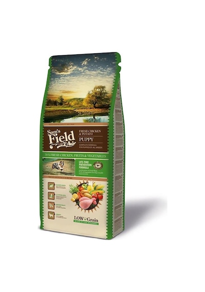 Sam's Field Puppy Tavuklu Patatesli Düşük Tahıllı Yavru Köpek Maması 13 KG