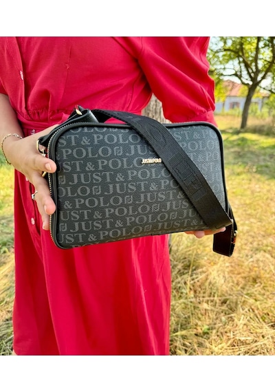 Just Polo Kadın Siyah Orta Boy Şıklığı Ve Konforu Buluşturan Omuz Çantası Shoulder Bag 342053mh