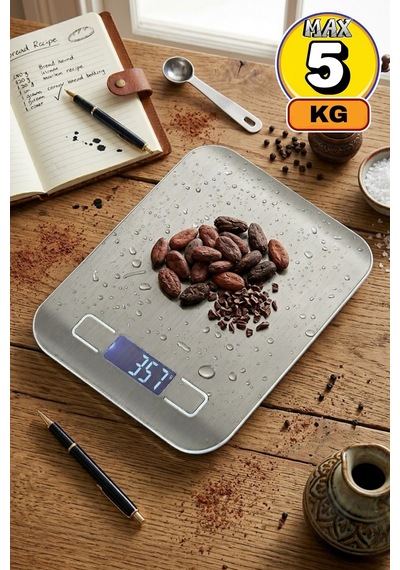 Crown Crw-7010 Dijital Mutfak Terazisi 5kg Gri
