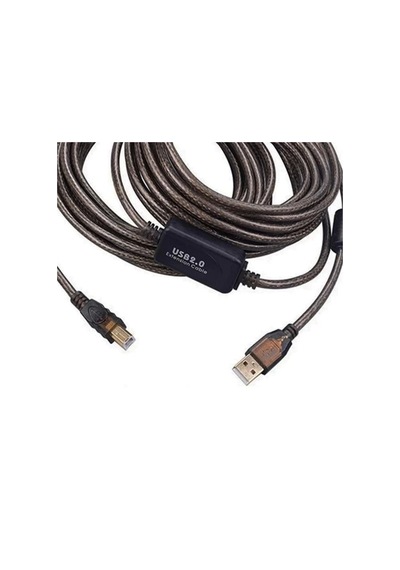 Powermaster Pm-29486 Şeffaf Chipset 10 Metre Usb 2.0 Yazıcı Kablosu