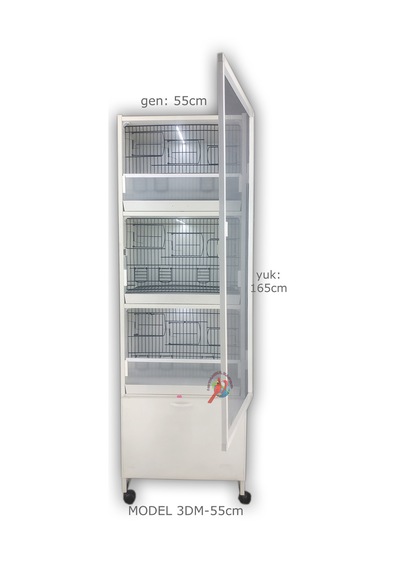 İstanbul Kafes Model 3D Pvc Kuş Dolabı
