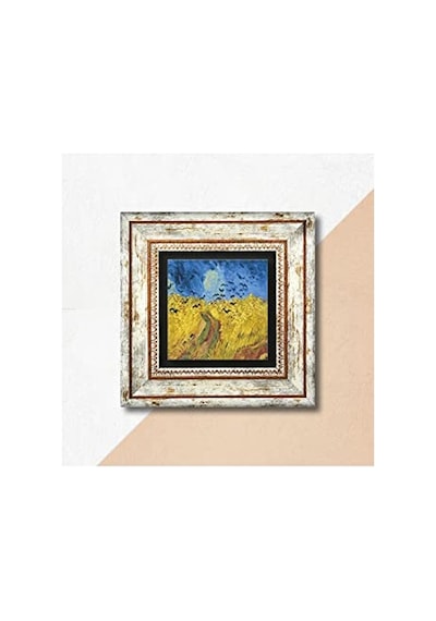 Van Gogh Buğday Tarlası Ve Kargalar Taş Duvar Tablosu - Çerçeveli Taş Tablo - Dekoratif Duvar Sanatı - Modern Ev Diğer Van Gogh Buğday Tarlası Ve Kargalar Taş Duvar Tablosu - Çerçeveli Taş Tablo - Dekoratif Duvar Sanatı - Modern Ev Diğer