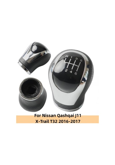 Nıssan Qashqaı Vites Topuzu 2011-2019 / X-traıl 2014-2019 6 İleri Siyah