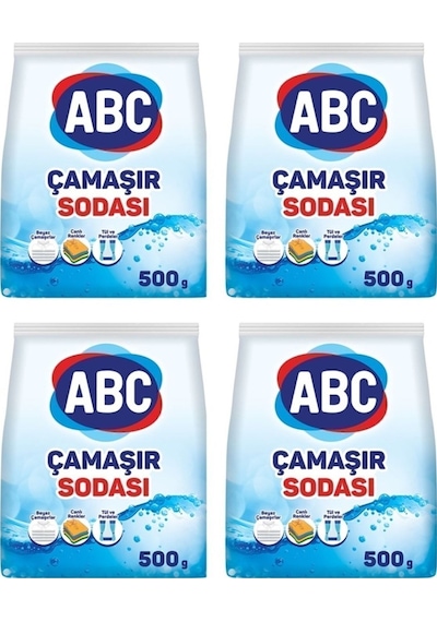Çamaşır Sodası 500 Gr. 4 Adet