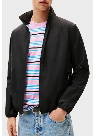 Tommy Hilfiger Tjm Perforated Logo Wındbreaker-8718 Black