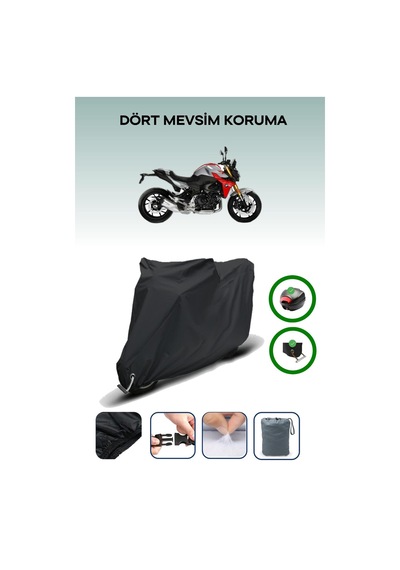 Siyah Arka Çanta Ve Kilit Uyumlu Bmw F 900 R Uyumlu Motor Brandası