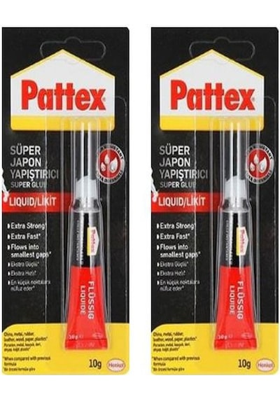 Pattex Süper Japon Yapıştırıcı 10g Blister 2 Adet