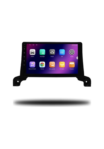 Caros Peugeot 3008 2016-2022 Uyumlu Android Multimedya 1gb Ram 16gb Hafıza 9"