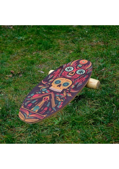 Universal Denge Tahtası Ahşap Balance Board Denge Ve Koordinasyon Geliştirici Evde Fitness & Spor Çok Renkli