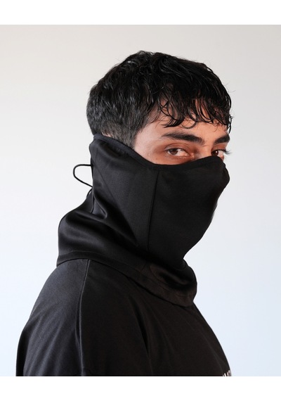 Us Siyah Strike Winter Warrior Reflektörlü Maske-boyunluk-ağızlık Siyah