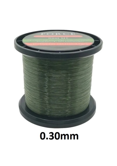Effe Force 1000m 0.30mm Monofilament Bobin Misina Yeşil