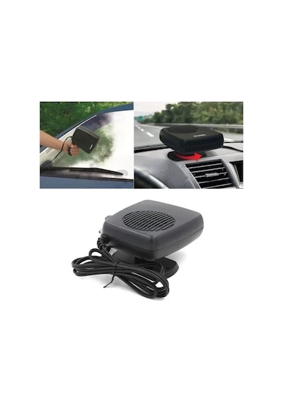 Ers 12v Araç İçi Cam Buğu Çözücü Isıtıcı Fan 2 Si 1 Arada Sıcak Soğuk Hava Üfleyici Buz Çözücü