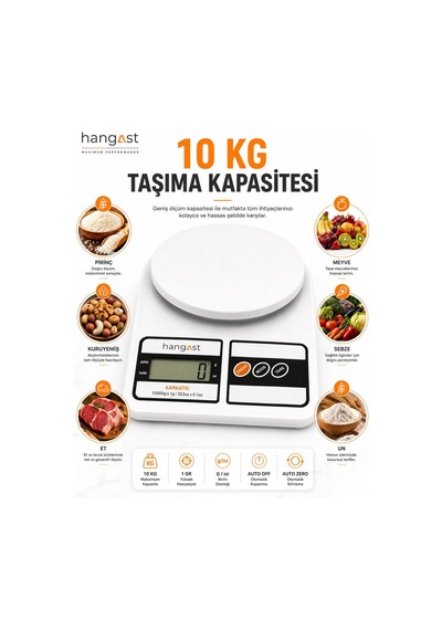 Dijital 10kg Hassas Mutfak Tartısı Lcd Ekranlı Mutfak Terazisi Diğer
