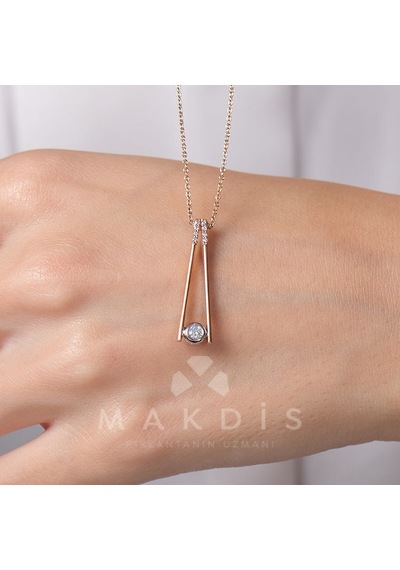 0.10 Karat Tasarım Pırlanta Kolye