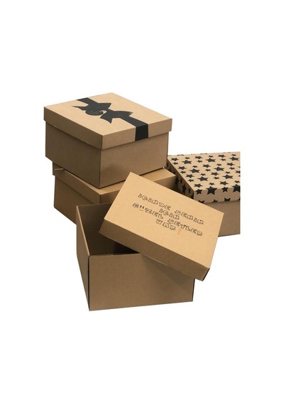 25X25X15 Cm E Ticaret Karton Kapaklı Kargo Kutusu