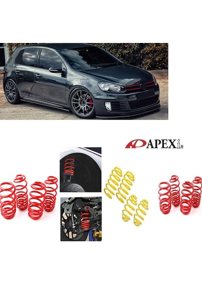 Vw Golf 6 2009-2012 Apexi 4.5 Cm Spor Yay