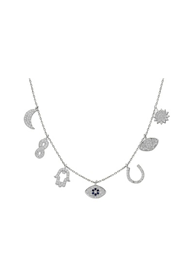Charm Kolye 718938 Rose Gümüş