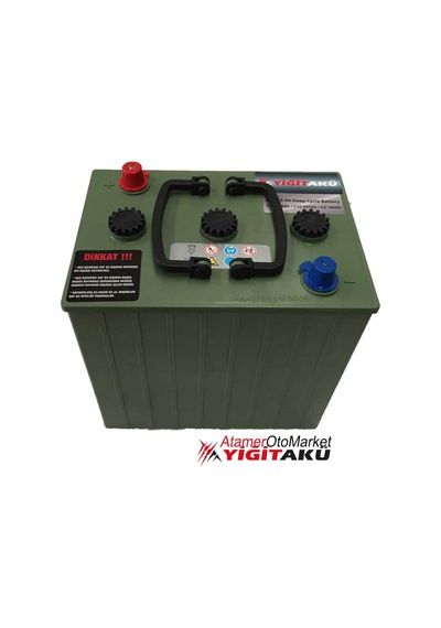 6 Volt 225 Ah-Amper Deep Cycle Series Akü Yffp6-225 Yiğit Akü