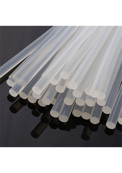 12X300Mm Şeffaf Mum Silikon Çubuk (Kalın) - 1 Adet