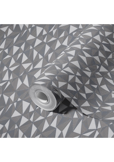 Adawall Omega 23204-5 Çizgili Modern Geometrik Desenli Düz Sade Duvar Kağıdı